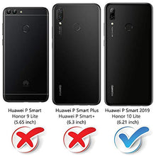 Carica l'immagine nel visualizzatore di Gallery, MOBESV Custodia Huawei P Smart 2019 6,21" Cellulare, Cover a Libro Blu/Aqua - Ilgrandebazar