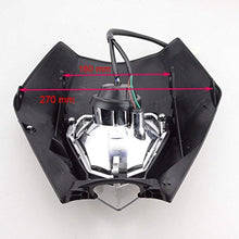 Carica l'immagine nel visualizzatore di Gallery, GOOFIT Faro Moto Enduro, 12V S2 35W Universale Omologatio Supplementari Nero - Ilgrandebazar