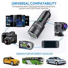 Carica l'immagine nel visualizzatore di Gallery, JOOMFEEN Caricabatteria Auto USB C,Quick Charge 3.0+2.4A 30W Caricatore... - Ilgrandebazar