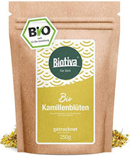 Carica l'immagine nel visualizzatore di Gallery, Tè alla camomilla BIO - 250g - fiori di interi biologici - tè di...