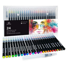 Carica l'immagine nel visualizzatore di Gallery, 24 Brush Pen Set Pennelli Acquerello per Disegno Penne ad Acquerello... - Ilgrandebazar