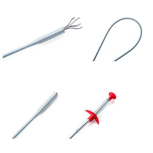 Carica l'immagine nel visualizzatore di Gallery, Qutaway Drain Snake Set Kit di Pulizia per drenaggio 17 Pcs Mixed Tools - Ilgrandebazar