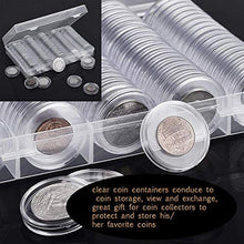 Carica l'immagine nel visualizzatore di Gallery, Chriffer 100 PCS Scatola per Monete Capsule di Custodie bianco - Ilgrandebazar
