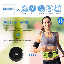 Carica l'immagine nel visualizzatore di Gallery, PUMPKIN Lettore CD Portatile con batteria ricaricabile e cuffie 12 Ore 02