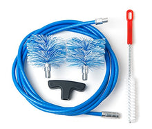 Carica l'immagine nel visualizzatore di Gallery, BARETTO - Kit 3 metri - 2 Spazzole Pellet 80 e 100mm in Nylon - Pulizia... - Ilgrandebazar
