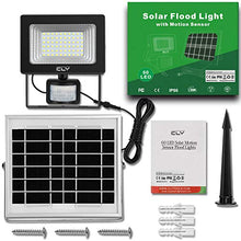 Carica l'immagine nel visualizzatore di Gallery, CLY Faretto Solare con Sensore di Movimento 60 LED, Luce da Esterno,...