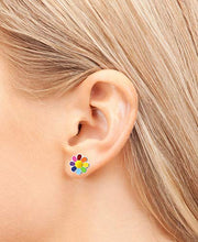 Carica l'immagine nel visualizzatore di Gallery, Laimons Kids Orecchini a pressione per bambini gioielli Fiore... - Ilgrandebazar