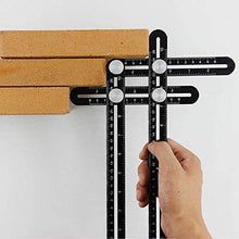 Carica l'immagine nel visualizzatore di Gallery, ALLOMN Righello di Misurazione Multi-angolo, Modello Angolazione...