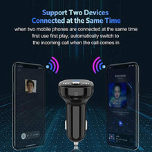 Carica l'immagine nel visualizzatore di Gallery, Trasmettitore FM Bluetooth, Clydek V5.0 Bluetooth Adattatore per Autoradio...