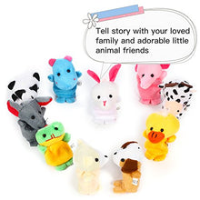 Carica l'immagine nel visualizzatore di Gallery, Acekid 10pcs Morbidi Pupazzi Animali da Dito con Set Baby Story... - Ilgrandebazar