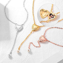 Carica l'immagine nel visualizzatore di Gallery, U7 Collana Personalizzata Donna Pendente Medaglione 10 Lunga - Rosa - Ilgrandebazar