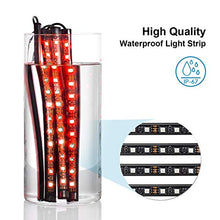 Carica l'immagine nel visualizzatore di Gallery, Favoto Luci LED Interne Auto, 4 Strisce 48 Lampadine Multicolore...