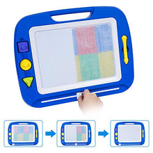 Carica l'immagine nel visualizzatore di Gallery, SGILE Grande Lavagna Magnetica per Bambini 2, 3, 4 Anni, Lavagnetta Blu - Ilgrandebazar