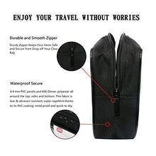 Carica l'immagine nel visualizzatore di Gallery, Eono Essentials Clear Borsa da viaggio trucco Nero