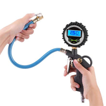 Carica l'immagine nel visualizzatore di Gallery, Manometro Pressione Pneumatici Digitale, 220PSI Gonfiatore LCD Pistola... - Ilgrandebazar