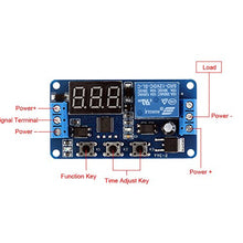 Carica l'immagine nel visualizzatore di Gallery, KKmoon 12V Modulo Relè Delay Timer Digitale Control Switch Relay Module, - Ilgrandebazar