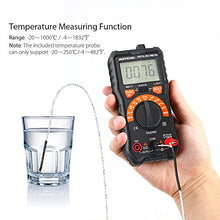 Carica l'immagine nel visualizzatore di Gallery, Multimetro Meterk 2000 Range automatico True RMS Digital Intelligent Tester,...
