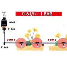 Carica l'immagine nel visualizzatore di Gallery, Claber 91217 Irrigatore Goccia in Linea, Nero