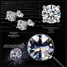 Carica l'immagine nel visualizzatore di Gallery, Orecchini Donna Gioielli con Zirconia di Swarovski, Argento