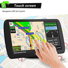 Carica l'immagine nel visualizzatore di Gallery, AWESAFE Navigatore Camion 9 Pollici 2020 Bluetooth GPS Navigatore...
