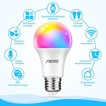 Carica l'immagine nel visualizzatore di Gallery, Aerb lampadina smart wifi E27,Lampadina Wi-Fi Intelligente LED 9W 1000LM... - Ilgrandebazar