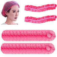 Carica l'immagine nel visualizzatore di Gallery, 100 Pezzi Cuffie da Doccia Monouso per Cappelli Trasparenti di Plastica per... - Ilgrandebazar