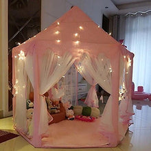 Carica l'immagine nel visualizzatore di Gallery, UniqueVC Castello della Principessa Play Tent con Il LED - 135 cm(Diametro)... - Ilgrandebazar
