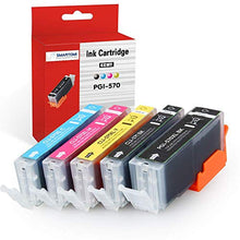 Carica l'immagine nel visualizzatore di Gallery, SMARTOMI confezione da 5 cartucce inchiostro PGI-570 XL CLI-571 5PK(PBK+KCMY) - Ilgrandebazar