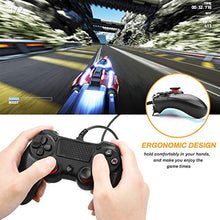 Carica l'immagine nel visualizzatore di Gallery, Controller Powcan PS4 cablato per Playstation 4 Dual Vibration...