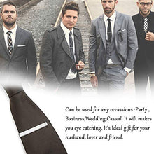 Carica l'immagine nel visualizzatore di Gallery, WENTS Fermacravatta Uomo Set di 3 Tie Clip Bar Ferma Cravatta Stile... - Ilgrandebazar