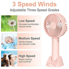 Carica l'immagine nel visualizzatore di Gallery, Mini Ventilatore Flessibile USB Table Desk Personale con Large