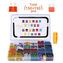 Carica l'immagine nel visualizzatore di Gallery, Conpro 150pcs Mini Fusibili Auto + Medio - 11...