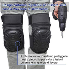 Carica l'immagine nel visualizzatore di Gallery, Ginocchiere da Lavoro,Preciva ginocchiere professionali per lavoro,con...