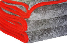 Carica l'immagine nel visualizzatore di Gallery, Glart 443TP Set da 3 Panni in Microfibra Soffici, con Bordo Rosso/Arancione,...