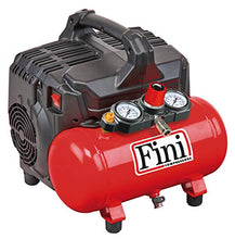 Carica l'immagine nel visualizzatore di Gallery, FINI SILTEK S/6 Compressore Silenzioso 2 Manometri (59 Db), 750 W, 230 V,...