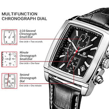 Carica l'immagine nel visualizzatore di Gallery, Orologi Al Quarzo Da Uomo, Orologio Cronografo da Uomo Movimento al Nero - Ilgrandebazar