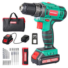 Carica l'immagine nel visualizzatore di Gallery, Trapano Avvitatore Batteria 12V, HYCHIKA a 30N .m Mas,... - Ilgrandebazar