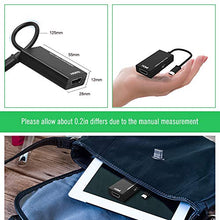 Carica l'immagine nel visualizzatore di Gallery, Convertitore Micro USB a HDMI, Adattatore Cavo da MHL a HDMI con Uscita Nero - Ilgrandebazar