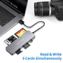 Carica l'immagine nel visualizzatore di Gallery, Rocketek Lettore di schede CFast 5 in 1 USB3.0,Adattatore...