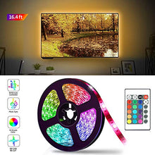 Carica l'immagine nel visualizzatore di Gallery, ZOYJITU striscia a LED 5M RGB luci led 16 colori e 4 Multicolor-5m