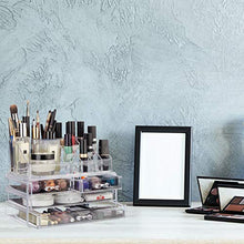 Carica l'immagine nel visualizzatore di Gallery, Relaxdays 10023130_50 Organizzatore Make-Up con 4 Cassetti, Trasparente