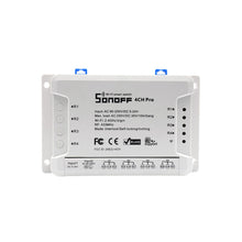 Carica l'immagine nel visualizzatore di Gallery, 4CH Pro R2-Interruptor inteligente 4 Gang, Interruptor de Sonoff PRO R2 - Ilgrandebazar