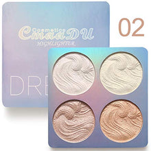 Carica l'immagine nel visualizzatore di Gallery, Shimmer Highlighter Powder Palette,Tavolozza illuminante L'evidenziatore A2 - Ilgrandebazar