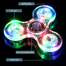Carica l'immagine nel visualizzatore di Gallery, Quimat Fidget Spinner Hand Mano Luce LED UP Giocattoli da Dita edc... - Ilgrandebazar