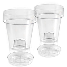 Carica l'immagine nel visualizzatore di Gallery, VASO TRASPARENTE "PORTO" CON SUPPORTO PER ORCHIDEE DIAMETRO CM 14 COMPLETO... - Ilgrandebazar