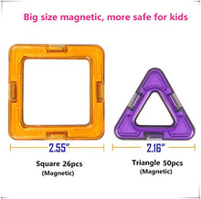Carica l'immagine nel visualizzatore di Gallery, 76 Pezzi Piastrelle magnetiche Blocchi di Costruzione Giocattoli 76 pcs - Ilgrandebazar