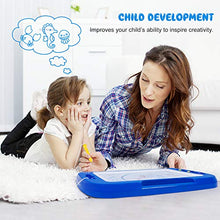 Carica l'immagine nel visualizzatore di Gallery, SGILE Grande Lavagna Magnetica per Bambini 2, 3, 4 Anni, Lavagnetta Blu - Ilgrandebazar