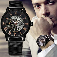Carica l'immagine nel visualizzatore di Gallery, RSVOM Orologi automatici da uomo, orologio analogico meccanico con cinturino... - Ilgrandebazar