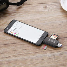 Carica l'immagine nel visualizzatore di Gallery, Hoonyer Lettore di Schede 3 in 1 Memoria SD/Micro SD e USB 2.0(3 1)