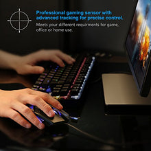 Carica l'immagine nel visualizzatore di Gallery, TECKNET Mouse Gaming, Raptor da Gioco USB Ottico, 3200 DPI con 1, Nero